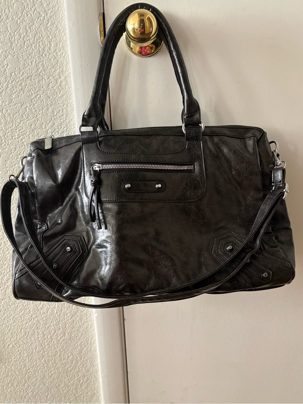 Large Moto Satchel